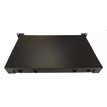 Lanview LVO-101010 Glasfaser-Schiebepanel ODF, LC SM OS2, 12 Fasern, 1HE