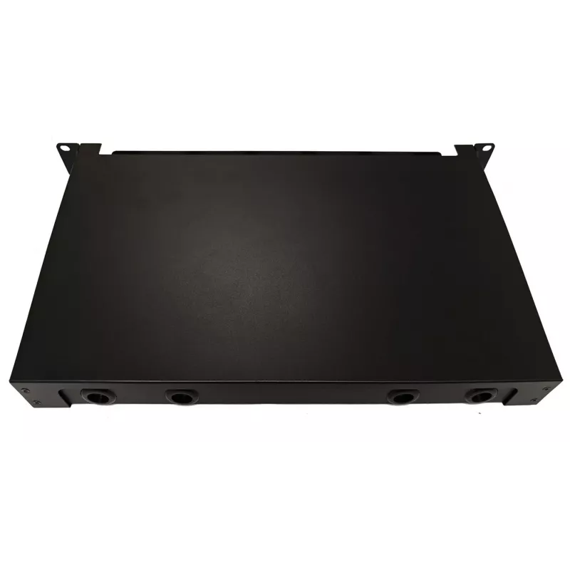 Lanview LVO-101020 Glasfaser-Schiebepanel ODF, LC SM OS2, 48 Fasern, 1HE