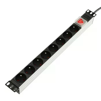 Stromverteilungseinheit Lanview TUPS031 Schwarz 4000W 510mm
