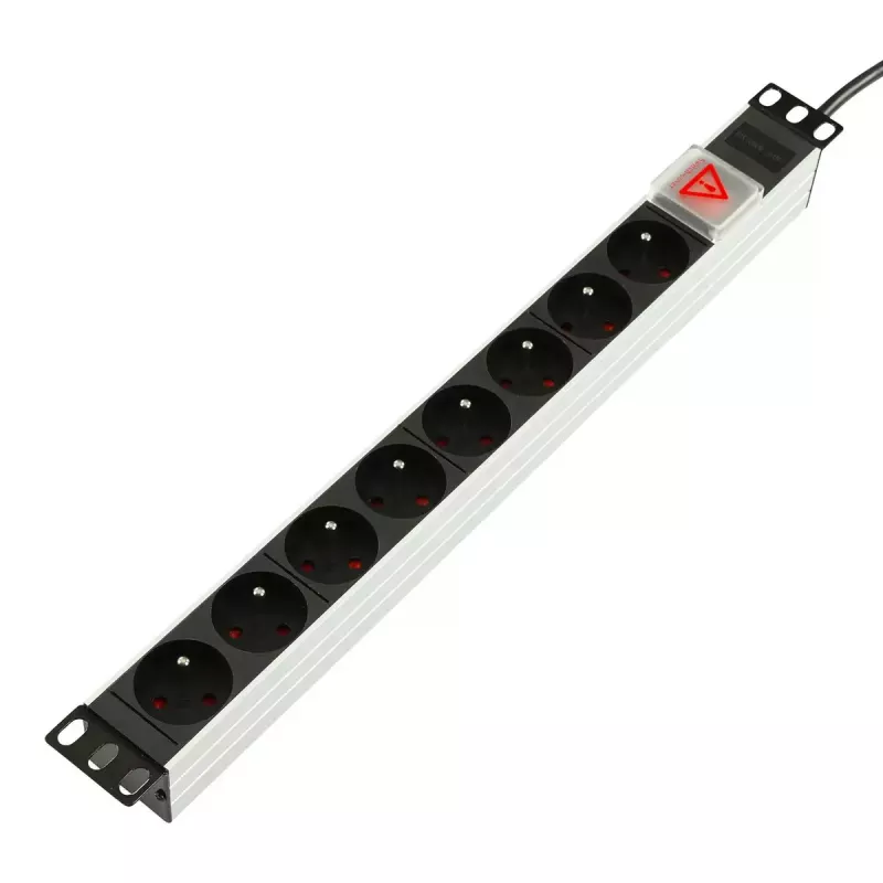 Stromverteilungseinheit Lanview TUPS031 Schwarz 4000W 510mm
