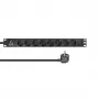 Lanview LVR-2MSCH-LIC-SCH8 Stromverteilereinheit (PDU) 8 AC-Ausgänge 1U Schwarz