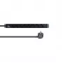 Lanview LVR-3MSCH-LIC-SCH8 Stromverteilungseinheit (PDU) 8 AC-Ausgänge 1U Schwarz