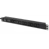 Lanview LVR-3MIEC-AMP-10C13 Stromverteilereinheit (PDU) 10 AC-Ausgänge 1U Schwarz