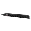 Lanview LVR-2MSCH-SW-C13-8 Stromverteilereinheit (PDU) 8 AC-Ausgänge 1U Schwarz