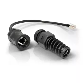 Netzwerkkabel QuWireless QRJ45 RJ-45 RJ-45 0,16 m Schwarz