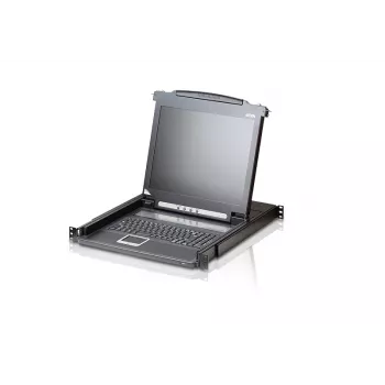 ATEN CL1000M-ATA-2XK07SGG Rack-Konsole 43,2 cm (17 Zoll) Schwarz 1U