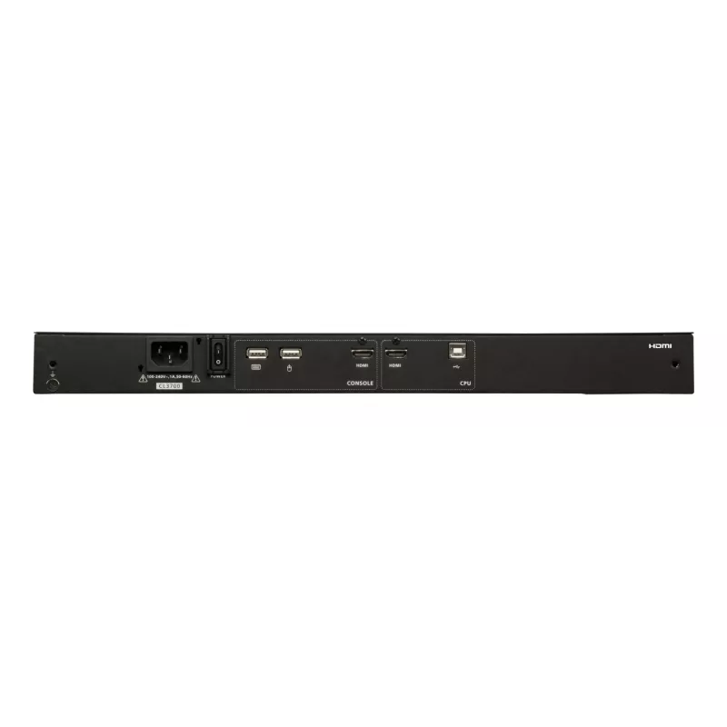ATEN CL3700NW Rack-Konsole 47 cm (18,5 Zoll) 1920 x 1080 Pixel Metall, Kunststoff Schwarz 1HE