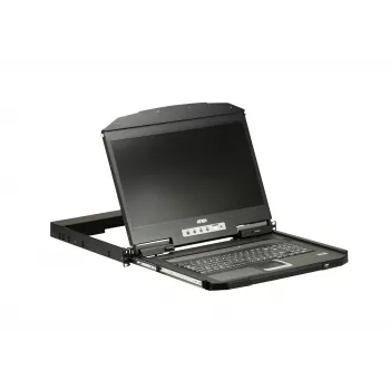 ATEN CL3700NW Rack-Konsole 47 cm (18.5 Zoll) 1920 x 1080 Pixel Metall, Kunststoff Schwarz 1U