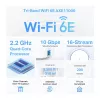 TP-Link AXE11000 Whole Home Mesh Wi-Fi 6E System, Weiß, Intern, Mesh-System, 600 m², Tri-Band (2,4 GHz / 5 GHz / 6 GHz), Wi-Fi 6E (802.11ax)