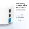 TP-Link AXE11000 Whole Home Mesh Wi-Fi 6E System, Weiß, Intern, Mesh-System, 600 m², Tri-Band (2,4 GHz / 5 GHz / 6 GHz), Wi-Fi 6E (802.11ax)