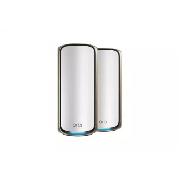 NETGEAR Orbi 970 Serie Quad-Band WiFi 7, 2er-Pack Quad-Band (2,4 GHz / 5 GHz-1 / 5 GHz-2 / 6 GHz) Wi-Fi 6 (802.11ax) Grau 3 Intern