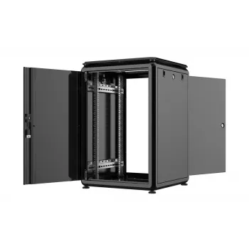 Rack-Schrank Lanview RDL16U66BL 16U Schwarz 600 kg IP20