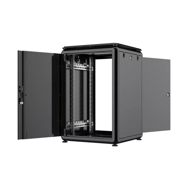 Rack-Schrank Lanview RDL16U66BL 16U Schwarz 600 kg IP20