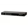 ATEN 16-Port USB/PS2 VGA KVM-Switch, 2048 x 1536 Pixel, QXGA, Rackmontage, 6,5 W, 1U, Schwarz