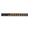 ATEN 16-Port USB/PS2 VGA KVM-Switch, 2048 x 1536 Pixel, QXGA, Rackmontage, 6,5 W, 1U, Schwarz