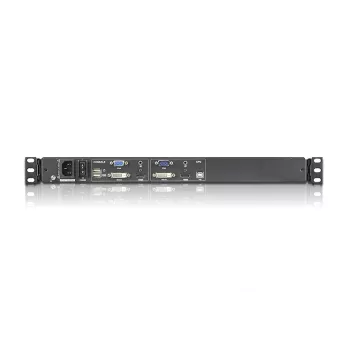 ATEN 43,2 cm (17 Zoll) Widescreen DVI/HDMI Full HD LCD-Konsole, 43,9 cm (17,3 Zoll), LCD, USB, USB, DVI-D/HDMI/VGA, US-Englisch