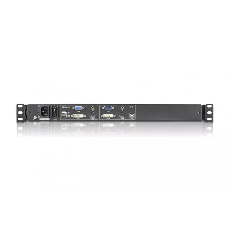 ATEN 43,2 cm (17 Zoll) Widescreen DVI/HDMI Full HD LCD-Konsole, 43,9 cm (17,3 Zoll), LCD, USB, USB, DVI-D/HDMI/VGA, US-Englisch