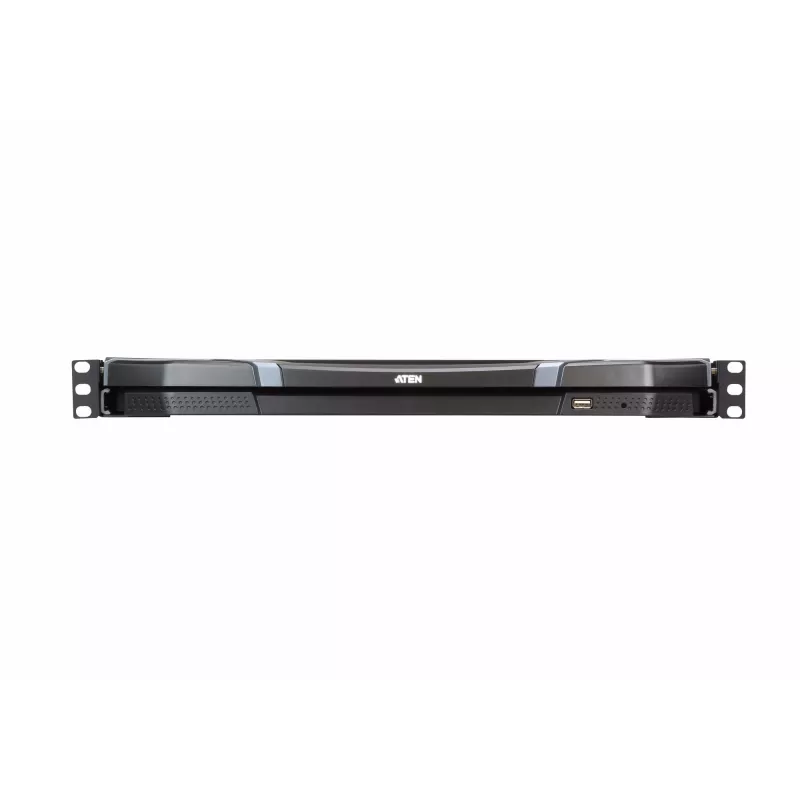 ATEN CL3800NW Rack-Konsole 47 cm (18,5 Zoll) 1920 x 1080 Pixel Metall, Kunststoff Schwarz 1U