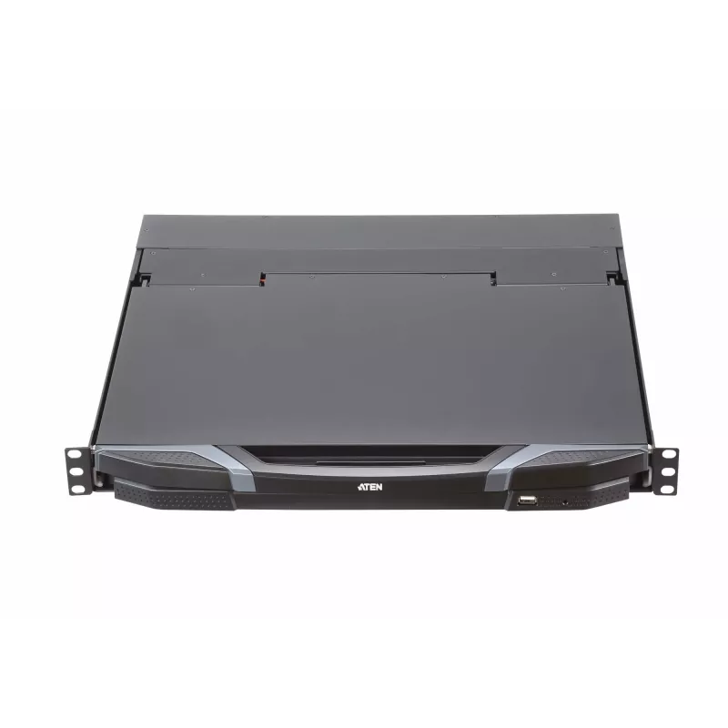 ATEN CL3800NW Rack-Konsole 47 cm (18,5 Zoll) 1920 x 1080 Pixel Metall, Kunststoff Schwarz 1U