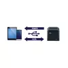 POS-Drucker Star Micronics TSP143IV UEWB GY Thermodirekt 250 mm/s Kabelgebunden Kabellos