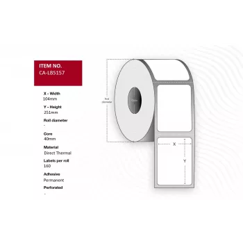 Capture CA-LB5157 Drucker-Etiketten