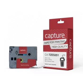 Etikettierband Capture CA-TZES251 Gewicht 65 g Verpackungsbreite 74 mm Verpackungstiefe 148 mm