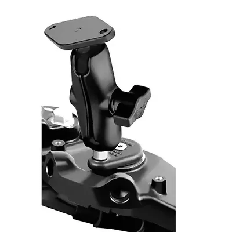 RAM Mounts Motorrad Gabelkopf Doppelkugelhalterung Aluminium Schwarz