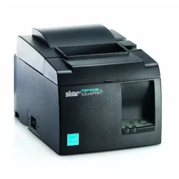 Thermodrucker für Kassenzettel Star Micronics TSP143IIIBI2 203 dpi mit automatischem Schneider, grau