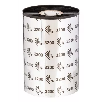 Zebra 3200 Wachs/Harz-Thermotransferband 74 m Schwarz