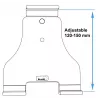 Passive Halterung Brodit 511848 Mobiltelefon Smartphone Tablet UMPC Schwarz