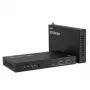 Netzwerk-Sender & -Empfänger Lindy 100m Cat.6A 2 Host USB 3.2 Gen 1 & HDMI 4K60