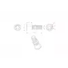 VivoLink VLDG24L-B Tischkabeldurchführung, schwarz, groß, bis 55 mm