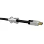 Vivolink VLDG22 Tischkabeldurchführung, 22 mm, schwarz/aluminium