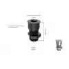 Tischdurchführungs-Zubehör Vivolink VLDG22-B Schwarz 67 mm Breite 31 mm Tiefe 24 mm Höhe