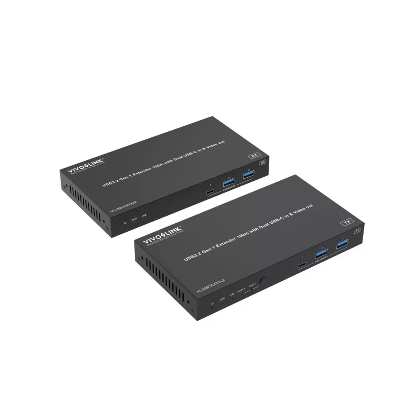 KVM-Extender Vivolink VLUSBCEXT2X2 USB 2.0 1920x1200 150m