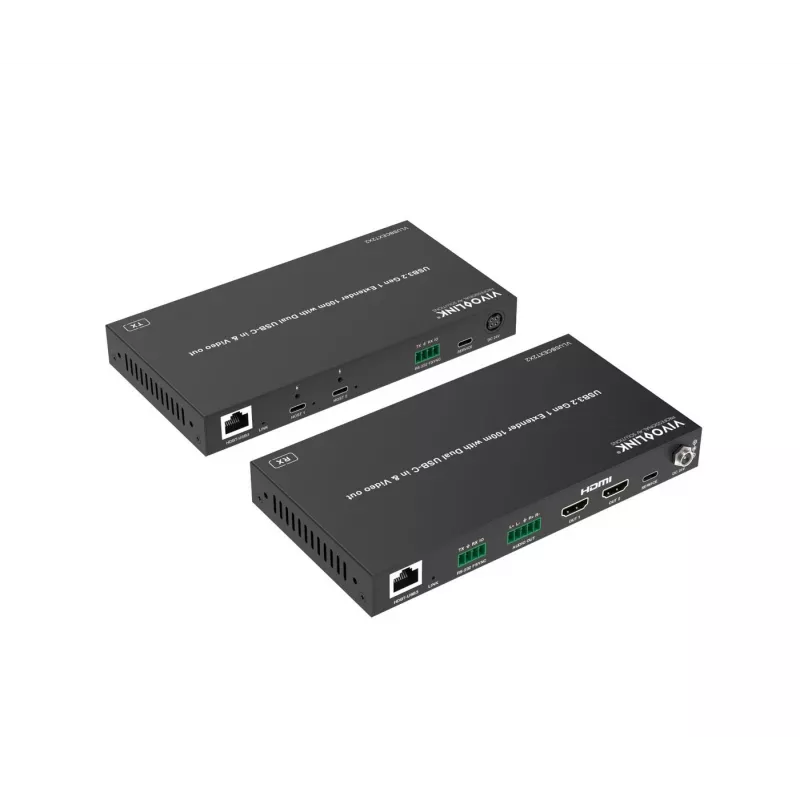 KVM-Extender Vivolink VLUSBCEXT2X2 USB 2.0 1920x1200 150m