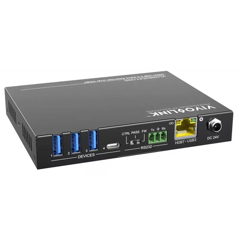 KVM-Extender Vivolink VLUSB3EXT100D USB 3.0 100m