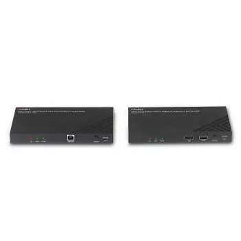 Lindy 100m Cat.6 HDMI 4K60, Audio, IR und RS-232 HDBaseT KVM Extender