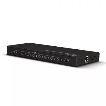 Lindy 9 Port HDMI 10.2G Multi-view Switch Schwarz 30Hz