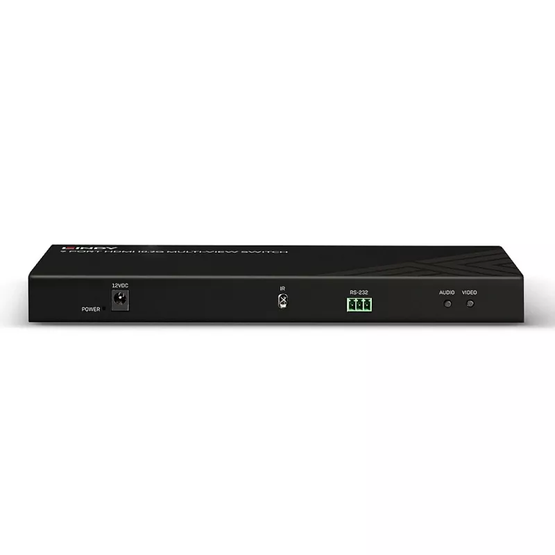 Lindy 9 Port HDMI 10.2G Multi-view Switch Schwarz 30Hz