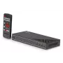 AV-Receiver Lindy 4x1 4K60 HDMI Seamless Multiview Switch, 3840x2160@60Hz, 12V 2,5A, schwarz