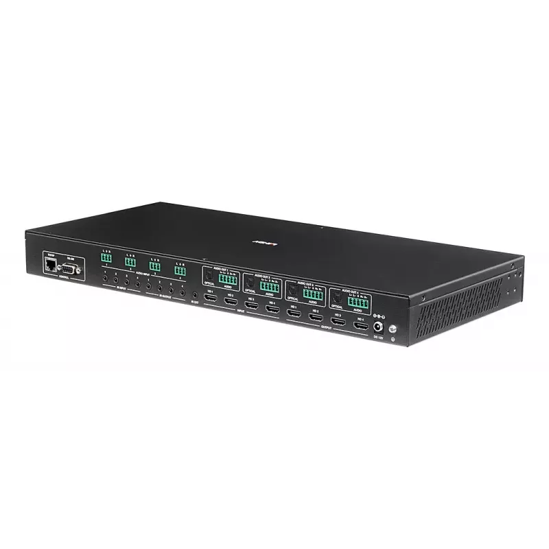AV-Matrix-Switcher Lindy 4x4 HDMI 4K60 3840x2160 18 Gbit/s