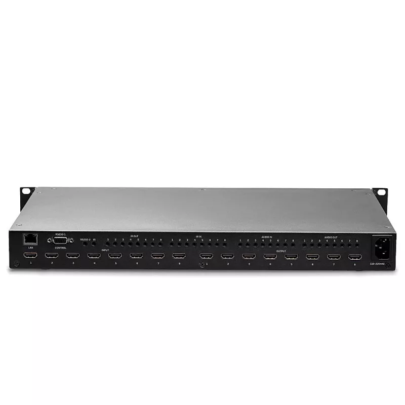 Lindy 8x8 HDMI 18G Matrix mit Videowand-Skalierung