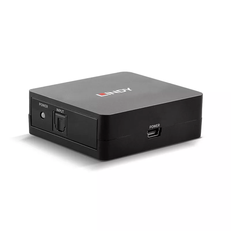 Lindy 3 Port Optischer (TosLink) Audio Splitter, Schwarz, 1x TosLink, 3x TosLink, Stecker, Stecker, CE, FCC, REACH