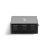 Lindy 3 Port Optischer (TosLink) Audio Splitter, Schwarz, 1x TosLink, 3x TosLink, Stecker, Stecker, CE, FCC, REACH