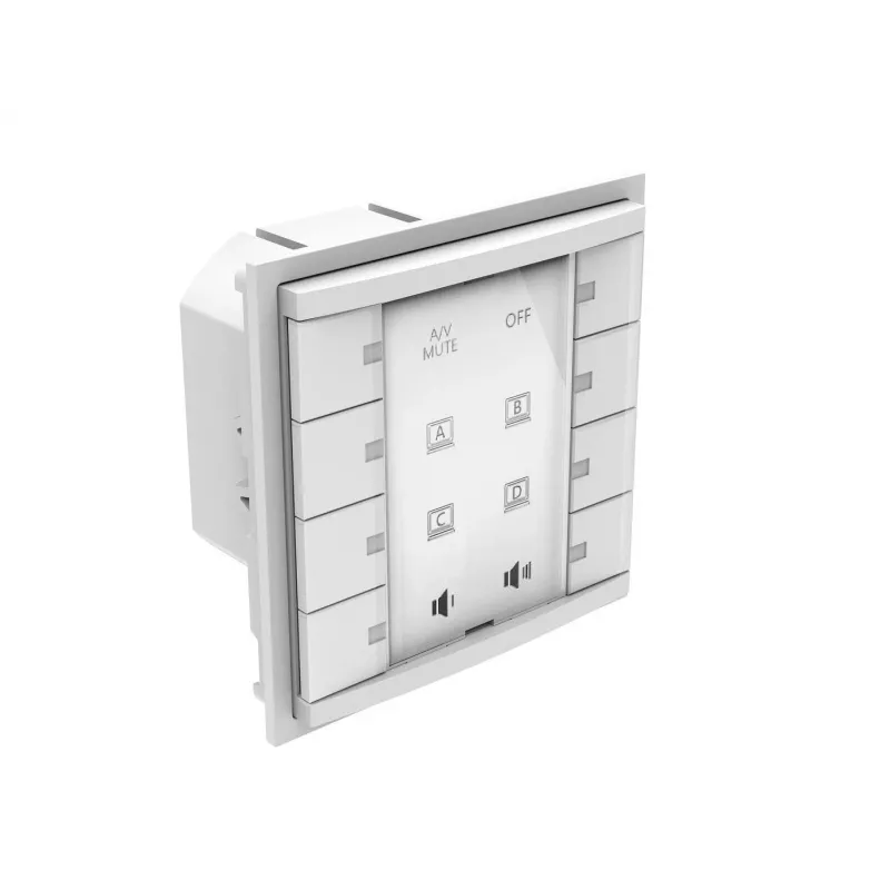 Vivolink VLCP8B Tasterpanel Weiß