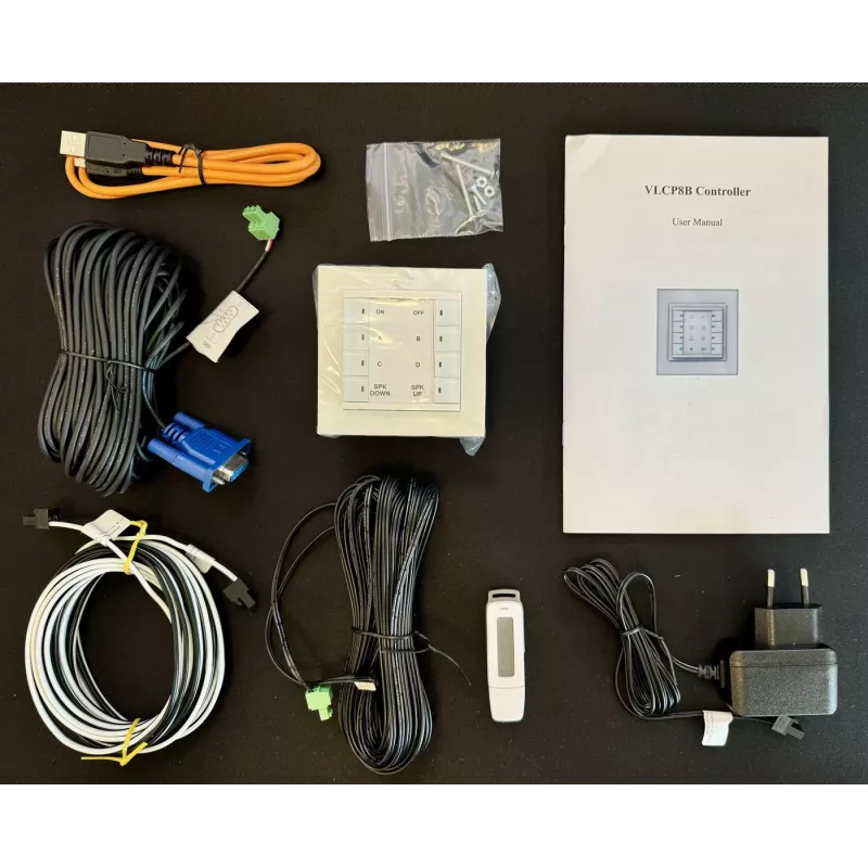 Vivolink VLCP8B Tasterpanel Weiß