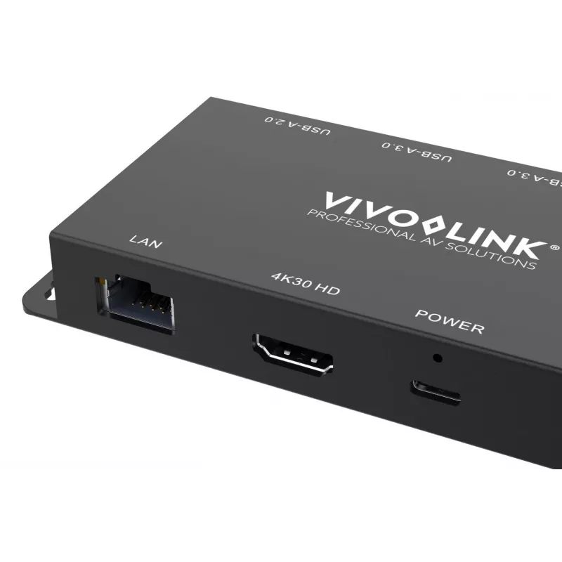 USB-Grafikadapter Vivolink VLUSBCHUB2V2 mit mehreren Anschlüssen