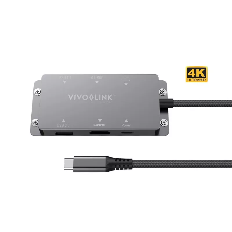 USB-Grafikadapter Vivolink VLUSBCHUB 3840 x 2160 Pixel USB Typ-C