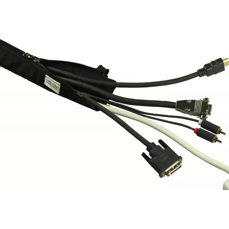 Vivolink PROZIPSLEEVE2.5 Kabelschlauch Schwarz